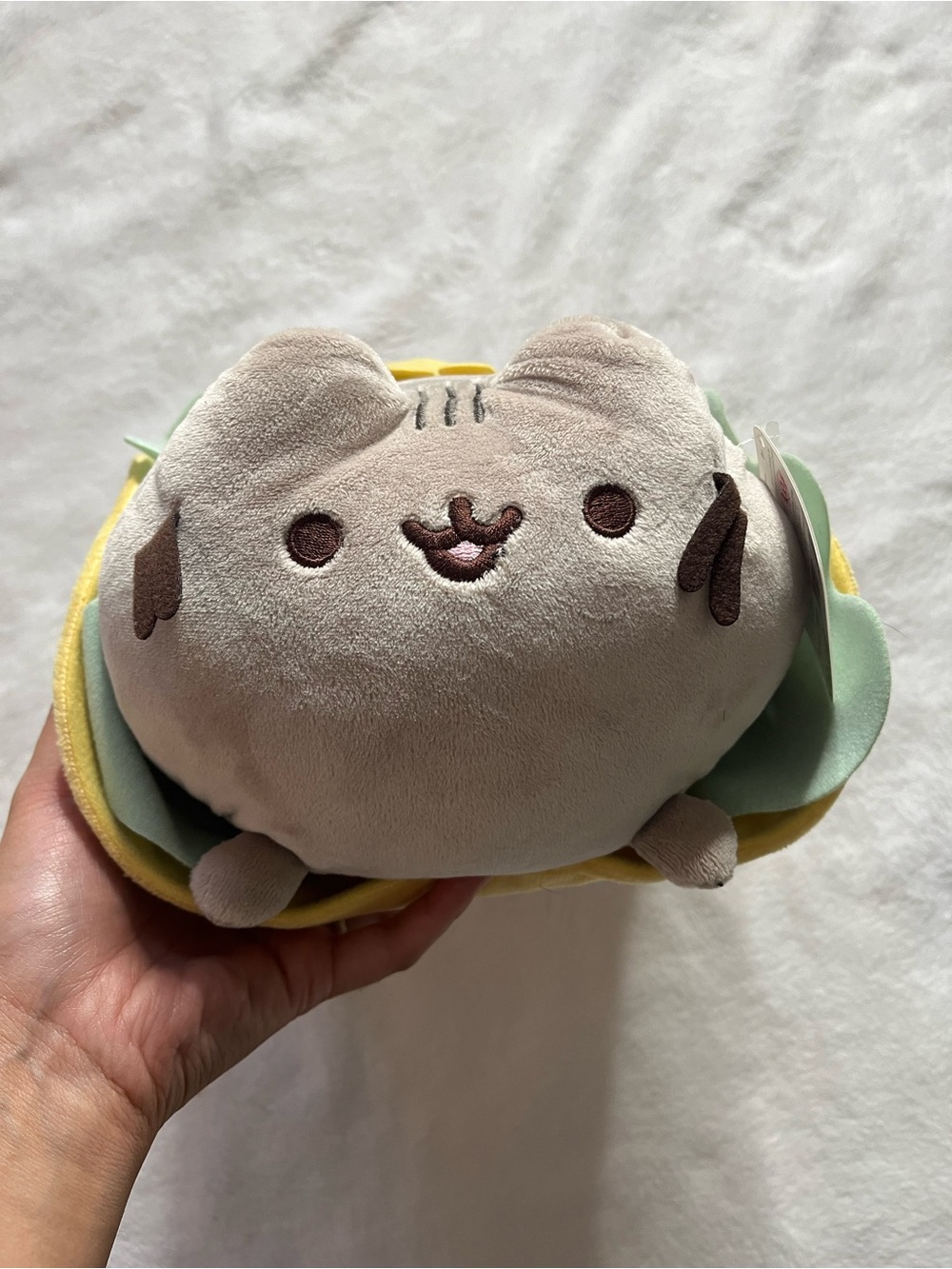 Pusheen Gray Pusheen Taco with lettuce and cheese cute cat plush - Picture 3 of 12
